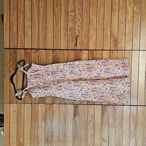 Overall- playful- Size S- stretchy- fake front pockets.